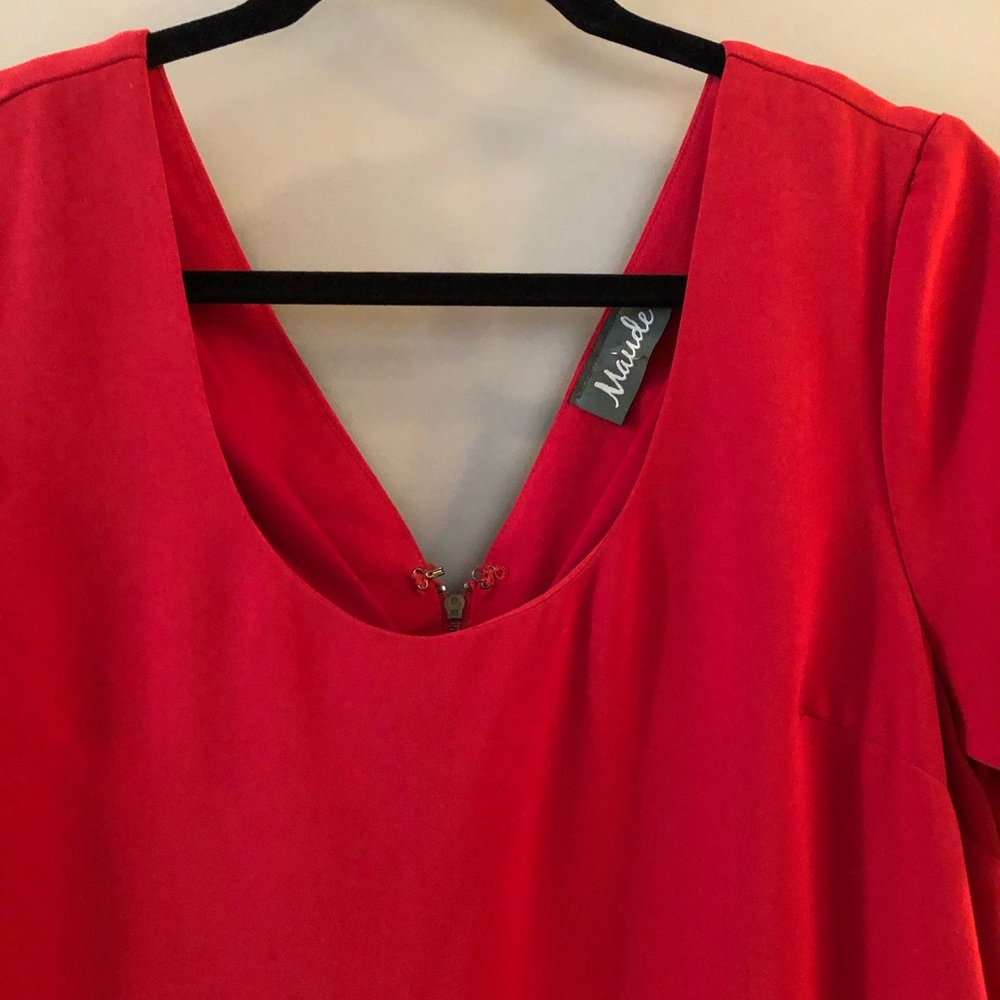 Mod Hot Red Shift Dress